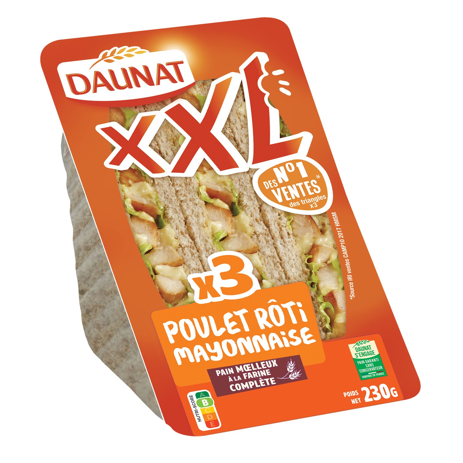 Sandwich XXL Poulet Rôti/ Mayonnaise